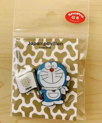 도라에몽 핀 배지 Japan pavilion 새상품 오사카 간사이 만박