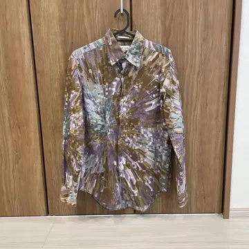 Paul Smith 기하학 패턴 긴팔 셔츠 M 올 패턴
