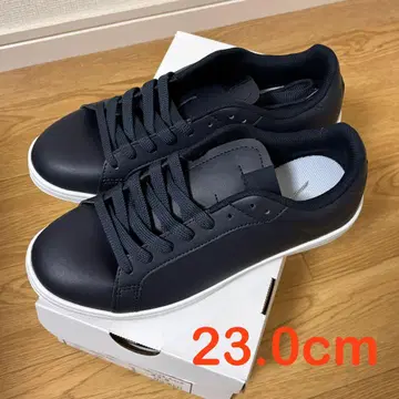 미즈노 MIZUNO 네이비 경량 심플 스니커즈 23.5cm 새상품