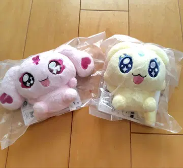 프리큐어 제일복권 E상 요정 봉제 인형 마스코트 멧플 미플 세트