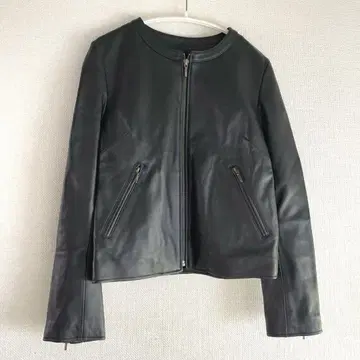 어반 리서치 노카라 가죽 블루종