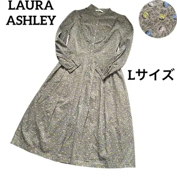 새상품급 LAURA ASHLEY 코듀로이 미니 꽃무늬 롱 원피스 L