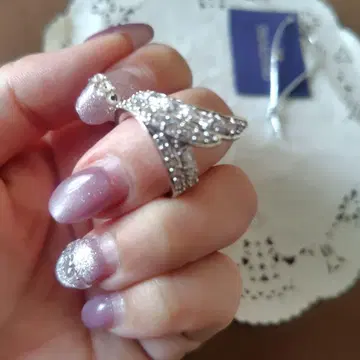 [ 새상품급 ] SWAROVSKI 스와로브스키 칵테일 반지 사이즈 52
