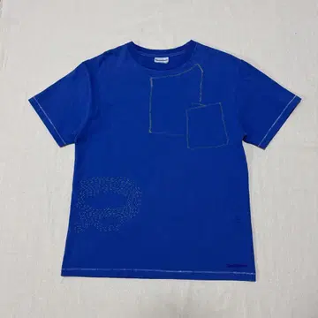 SandWaterr 반팔 티셔츠 새시코 자수 크루넥 Tee