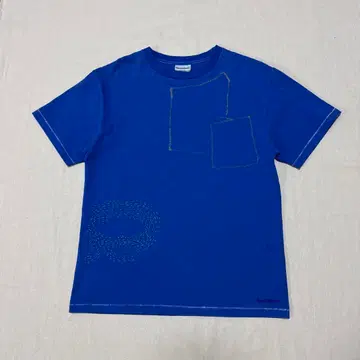 SandWaterr 반팔 티셔츠 새시코 자수 크루넥 Tee