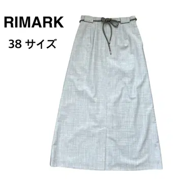 RIMARK 그레이 롱 스커트 38 사이즈