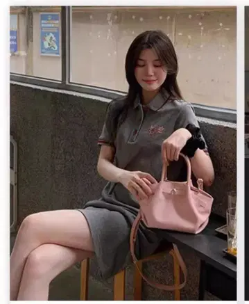 숄더 끈 포함 LA FESTIN 핑크 토트백