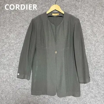 CORDIER 노카라 자켓 그레이