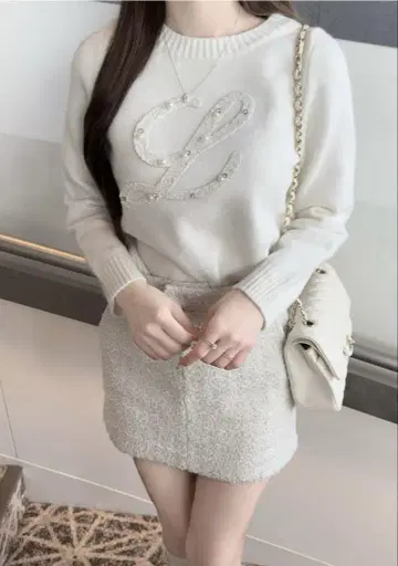Lumignon original holiday tweed skirt