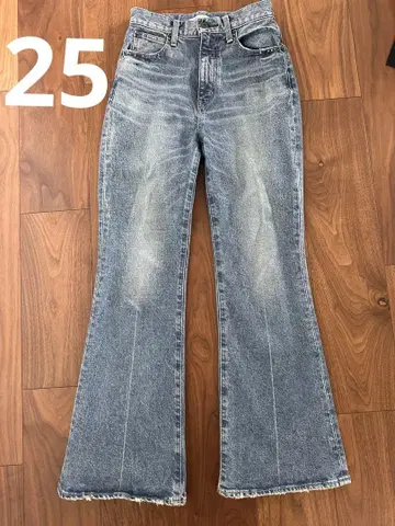 MOUSSY 부츠컷 데님 25사이즈 라이트 블루