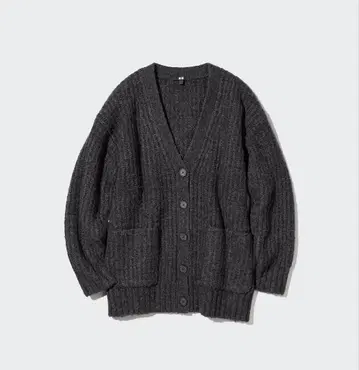 UNIQLO 로우 게이지 V넥 가디건
