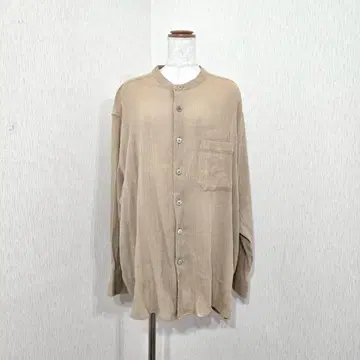 FIUME 피우메 베이지 긴팔 셔츠 겉옷 ( L )