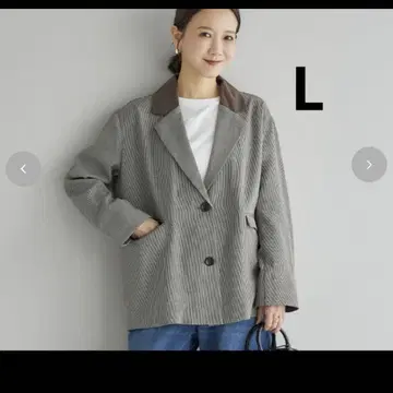 새상품 시마무라 다나카 리나 mysa 테일러드 자켓 L