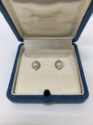MIKIMOTO 진주 귀걸이(양쪽용)