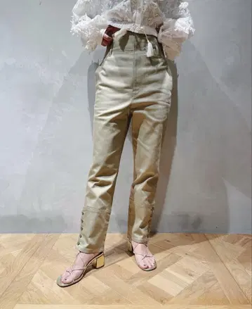 IENALABOUCLE 치노 하이웨스트 마타도르 팬츠