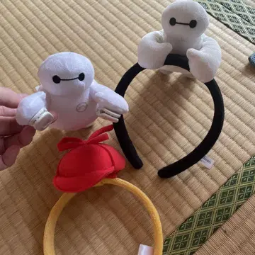 베이맥스 봉제 인형 머리띠 세트