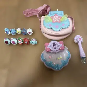 머메이드 아쿠아 팩트 트로피컬 루즈 프리큐어 로라 팩트 파우치 세트
