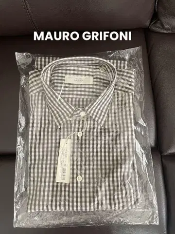 MAURO GRIFONI 마우로그리포니 남성용 새상품 긴팔 셔츠