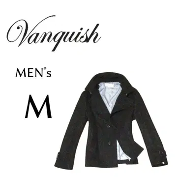 새상품급 남성용 M 사이즈 VANQUISH 코트 블랙 컬러 뱅퀴시