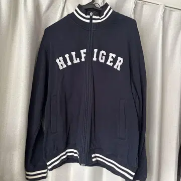 HILFIGER 네이비 집업 후드티