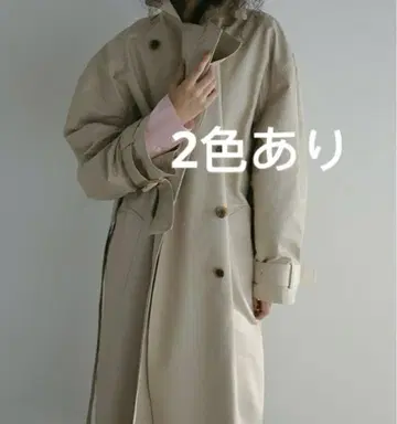 ETRE TOKYO 샴브레이 트윌 트렌치코트