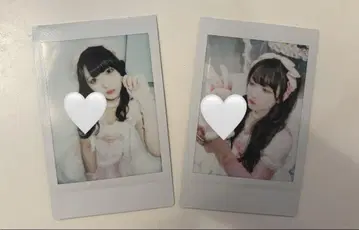 치바 유나 양 폴라로이드 2장