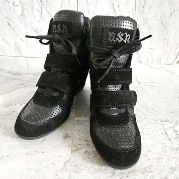 ash 아쉬 인힐 스니커즈 블랙 22cm 레어 작은 사이즈