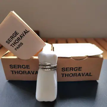 SERGE THORAVAL 실버 반지 약 13호
