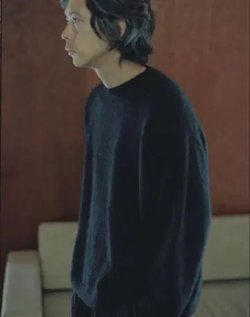 LIDNM CASHMERE MILLED CREW KNIT L
