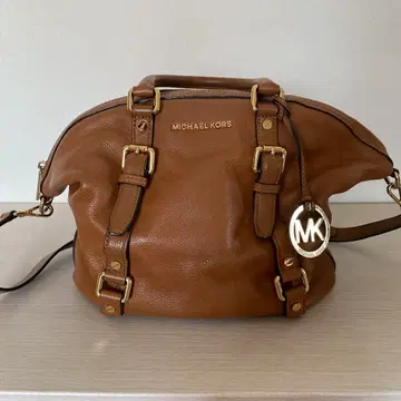 MICHAEL KORS 브라운 가죽 핸드백