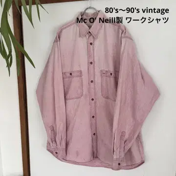 80's ~ 90's Mc O' Neill 빈티지 워크 셔츠 셔츠