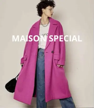 슈퍼 100 멜톤 루즈 코트 [ MAISON SPECIAL ] 38