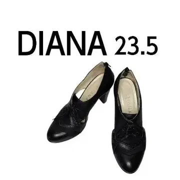 DIANA 블랙 부티 23.5