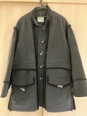 ficce 더플 코트 그레이