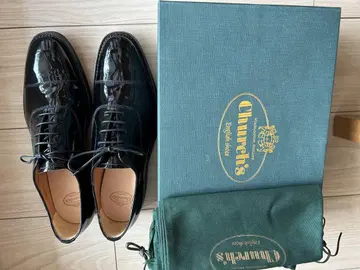 주말 가격 인하! Church's CONSUL 블랙 에나멜 드레스 슈즈