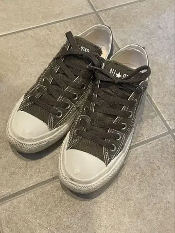 CONVERSE ALL STAR 카키 스니커즈