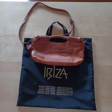 IBIZA 브라운 숄더백 수납 봉투 포함