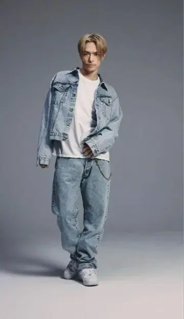 RILY 데님 셋업