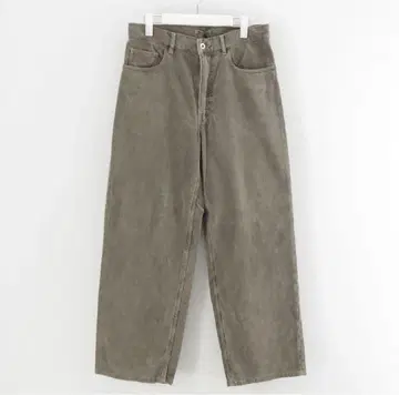 PIGMENT DYED FINX CORDUROY WIDE 5P PANTS
