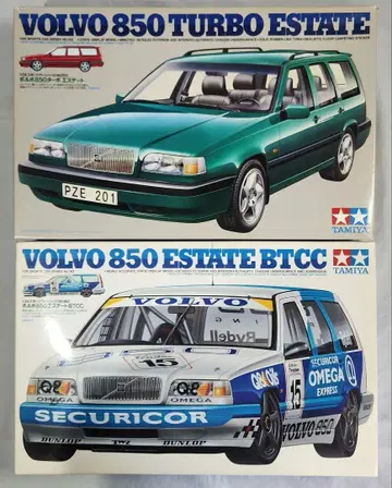 1/24 타미야 VOLVO 850 에스테이트 BTCC 등 정크 2대 세트