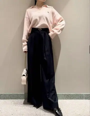 snidel 와이드 턱 팬츠