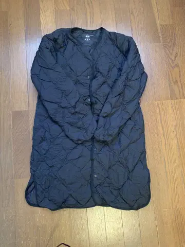 UNIQLO 울트라 라이트 다운 롱다운 블랙 S