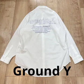 그라운드 Y Ground Y 셔츠 GA-B21-020 긴팔 셔츠
