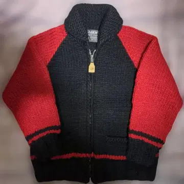 캐나다제 카우친 스웨터 가디건 두꺼운 원단