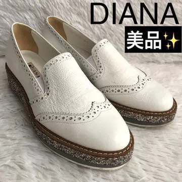 로퍼 여성용 23.5 다이애나 DIANA 글리터 라메 통굽