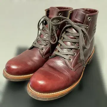 Chippewa 버건디 가죽 부츠 27.5cm
