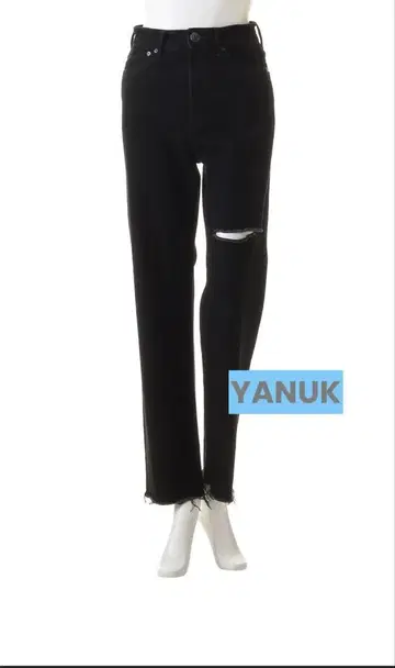 택 포함 새상품 YANUK 야누크 보이즈 스트레이트 [ LEA ] 26