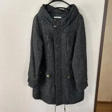 Ciaopanic 다크 그레이 롱 코트