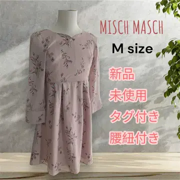 택 포함 새상품 MISCH MASCH 꽃무늬 원피스 M 사이즈