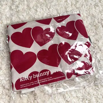 kittybunnypony 하트 무늬 토트백